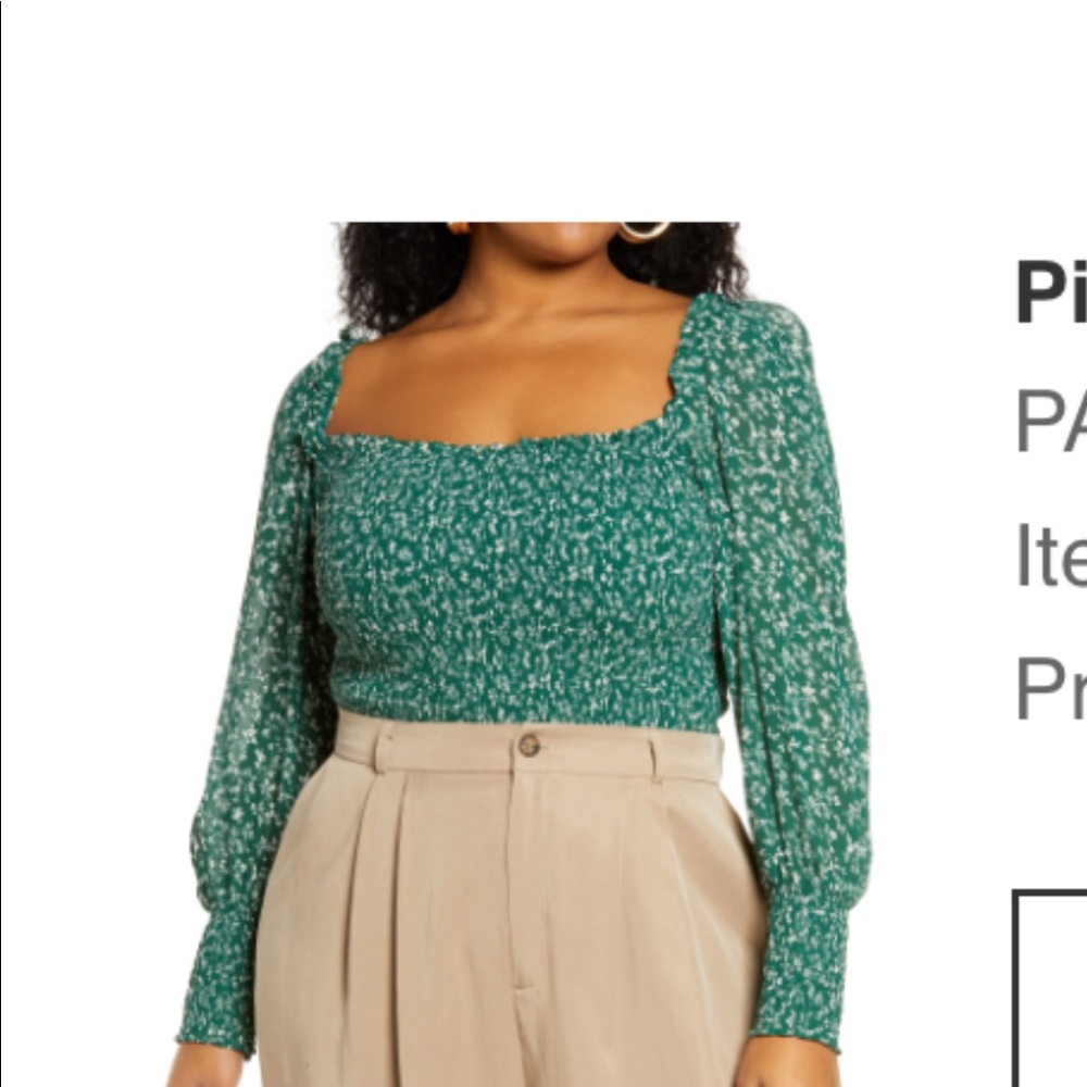 Reformation long sleeve top
